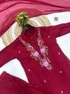 KF 3102 Kalaai Rayon Slub Surat Kurti With Bottom Dupatta Wholesale Market
